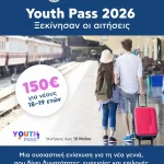 Youth Pass 2026 Ξεκίνησαν οι αιτήσεις