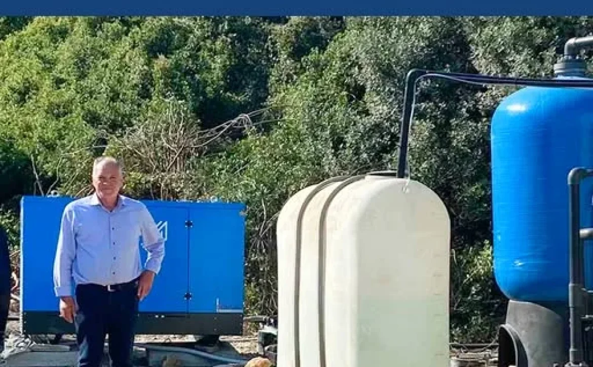 May be an image of text that says 'ូ) IKION ΔΗΜΟΣ ΑΛΟΝΝΗΣΟΥ Νέα χρηματοδότηση 37.200€ για την υδροδότηση της της Αλοννήσου 养水造 Συνεχίζεται η εξασφάλιση πόρων για κρισιμες υποδομές ύδρευσης & την αντιμετώπιση της λειψυδρίας.'