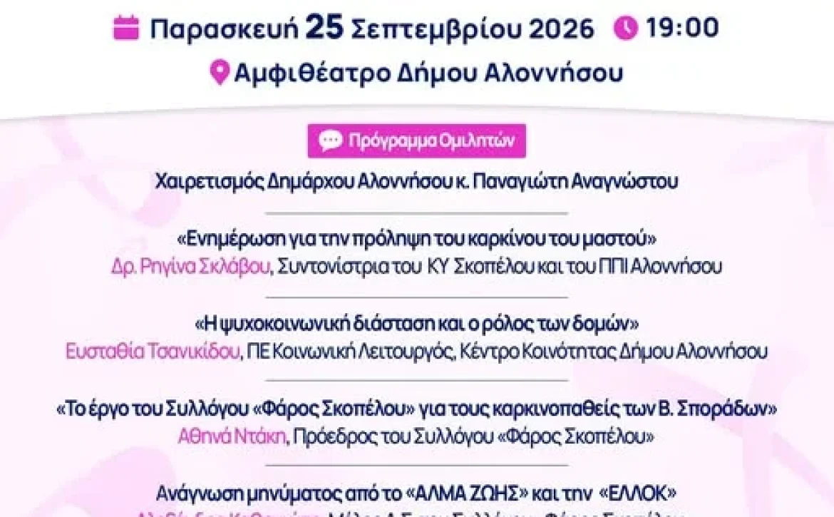 Μιλάμε για την πρόληψη
