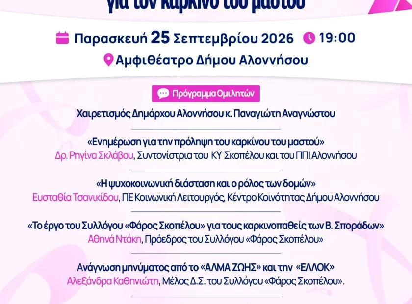 Μιλάμε για την πρόληψη